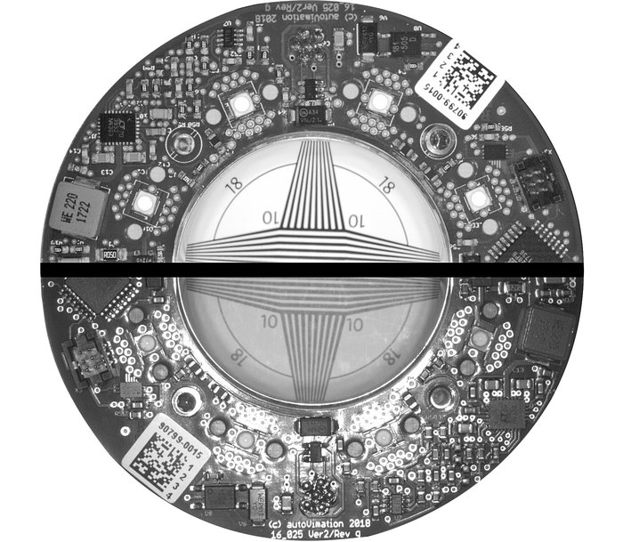 Polarisationsfilter und Diffusoren für Meganova-Ringbeleuchtung